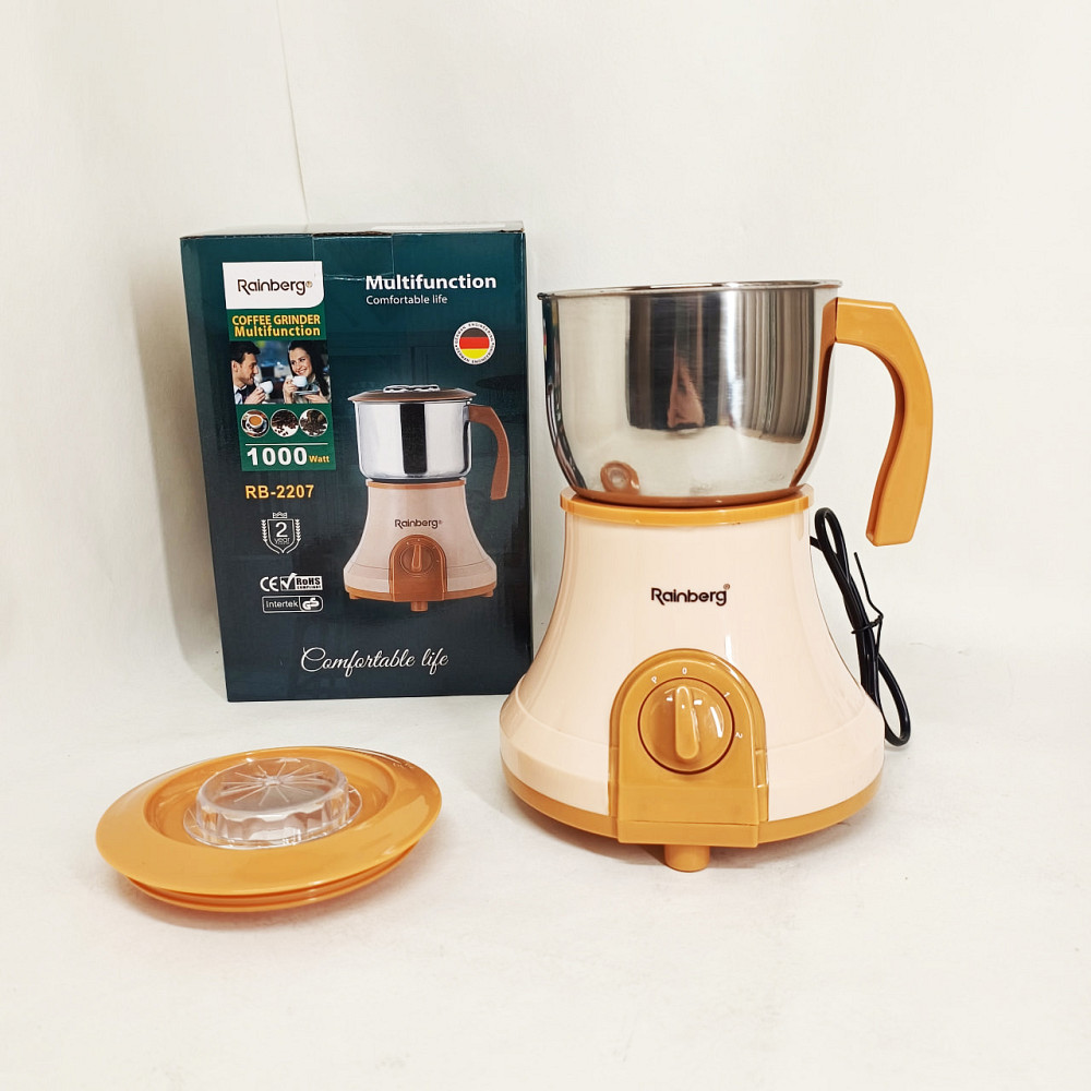 Кавомолка електрична топ Rainberg, Універсальна побутова кавомолка, Млин електричний для кави ON-89 Львів - фото 7