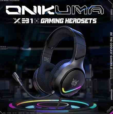 New‼️Геймерські навушники Onikuma X15 Pro Black‼️‼️ Київ