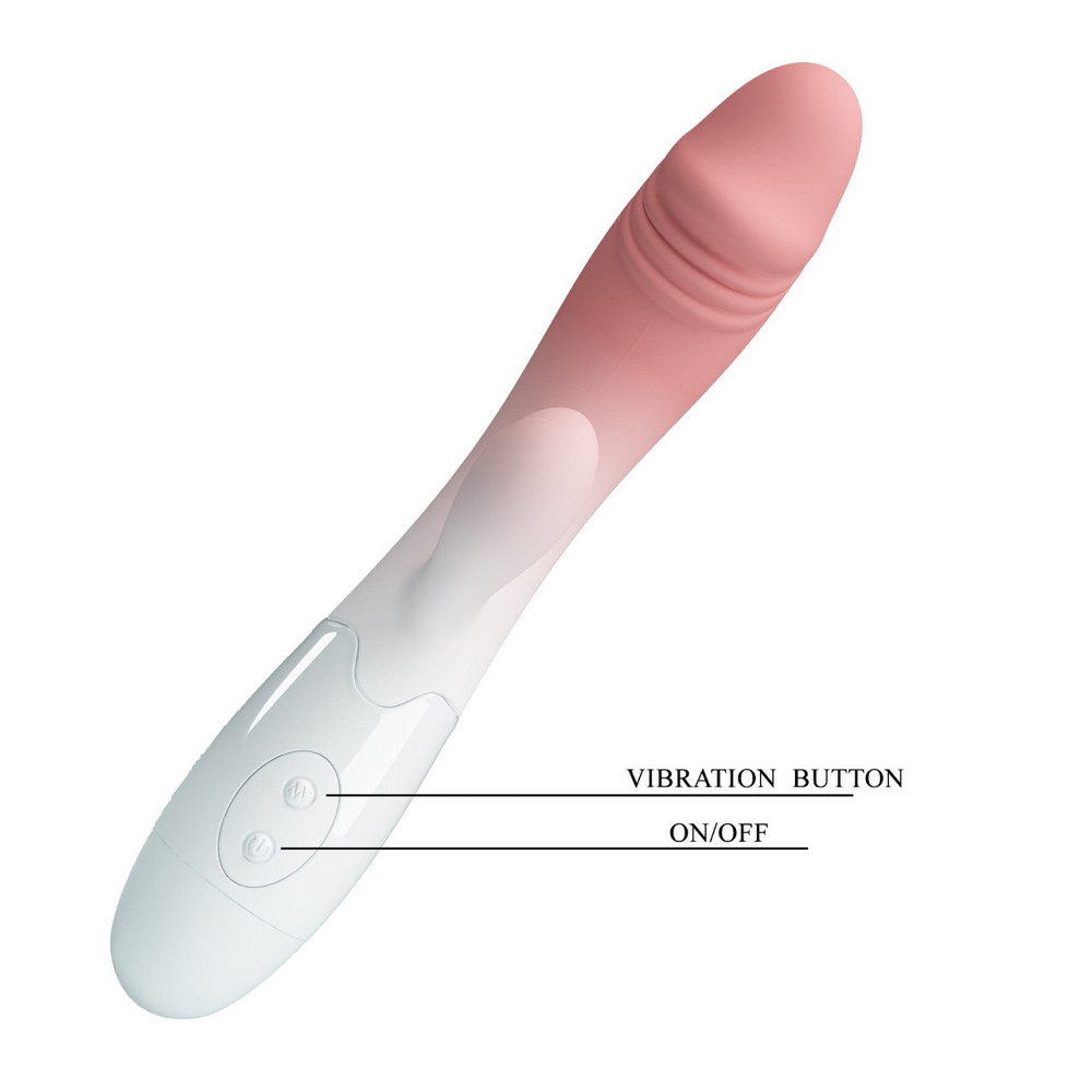 Вибратор-кролик PRETTY LOVE Snappy с реалистичной головкой, розовый, 19 х 3.2 см Sex Aura Киев - изображение 6