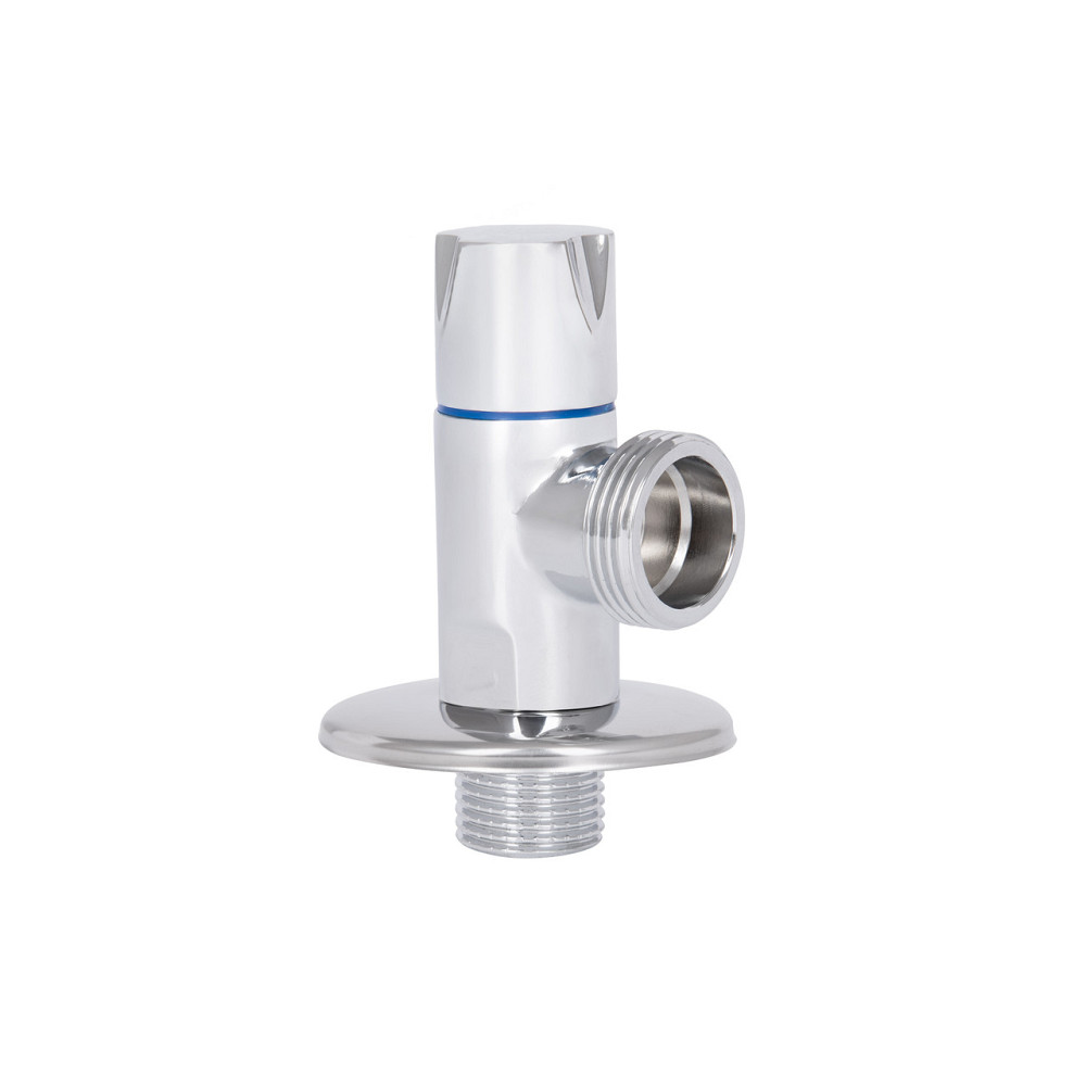 Кран кутовий Thermo Alliance Standart (ручка кругла) з керам.буксою 1/2"Н х 3/4"Н SF342W1520 Київ - фото 11