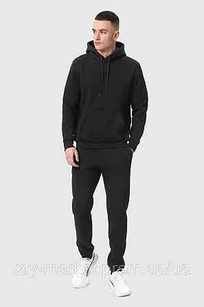 Костюм худи и штаны Ray Basic мужской утепленный черный (U0801М-Black) L Киев