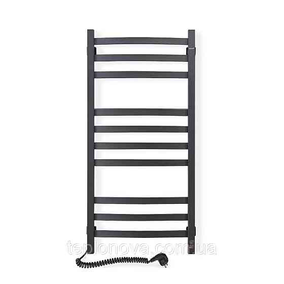 Полотенцесушитель электрический Navin Avalon 480х1000 Sensor левый, черный муар Черновцы