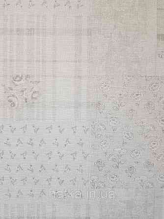 Шпалери вініл на флізеліні A.S.Creation Maison charme 0.53x10 прованс під плитку квіти смуги сірі білі Київ
