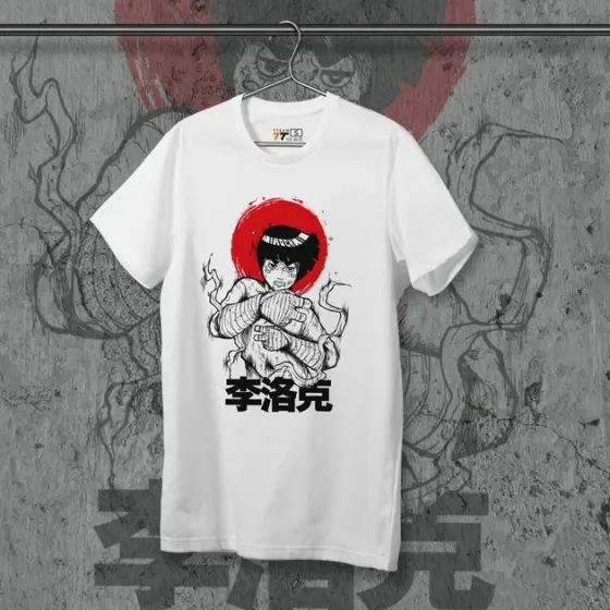 Футболка для подростка мальчика с принтом Наруто Рок Лі Размер 160 Anime10083 Днепр