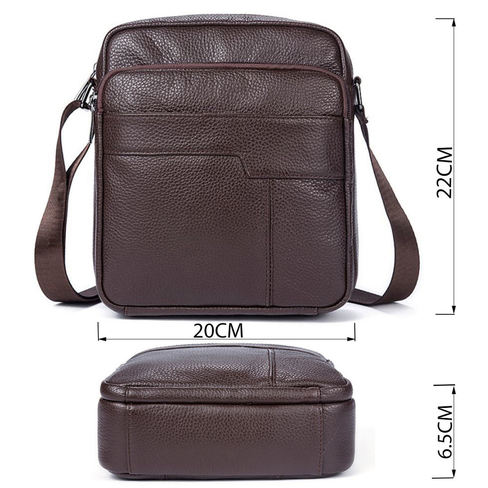 Сумка мужская Vintage 14744 Коричневая Киев - изображение 6