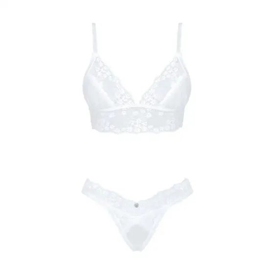 Еротичний комплект Obsessive Heavenlly 2-pcs set XL/2XL, бюстгальтер і танга Львів