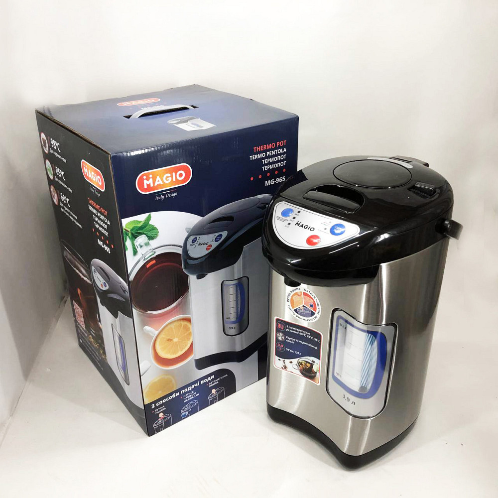 Хороший електричний термопот MAGIO MG-965, Чайники-термоси, Якісний кухонний термопот VW-54 Львів - фото 2