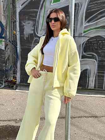 Жіночий теплий костюм на флісі Лімонний 42/46 Харків