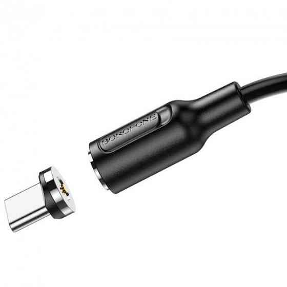 Кабель USB - Type-C BOROFONE BX41 2.4A 1m PVC PVC разъемы magnetic цвет черный BX41CB Одесса