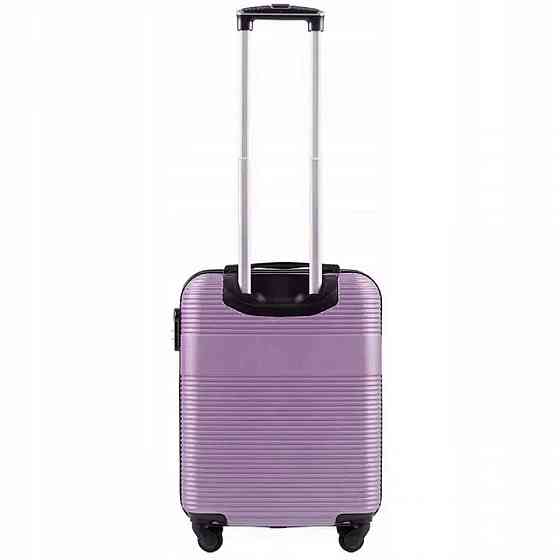 Валіза пластикова WINGS 5398 мікро 52 см світло-фіолетова Київ