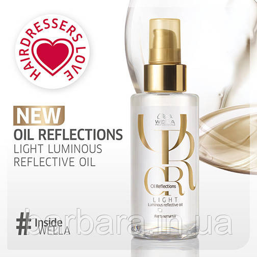 Легка олія макадамії з вітанміном Е для волосся з антиоксидантами WELLA Oil Reflections Light Luminous Київ - фото 1