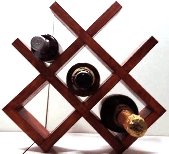 Настольная винная полка 