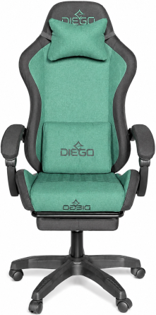 Кресло геймерское DIEGO Fabric X Green Киев