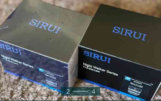 Объектив: Sirui Nightwalker 24mm. T1.2 MFT, M4/3 кинообьектив cine Киев
