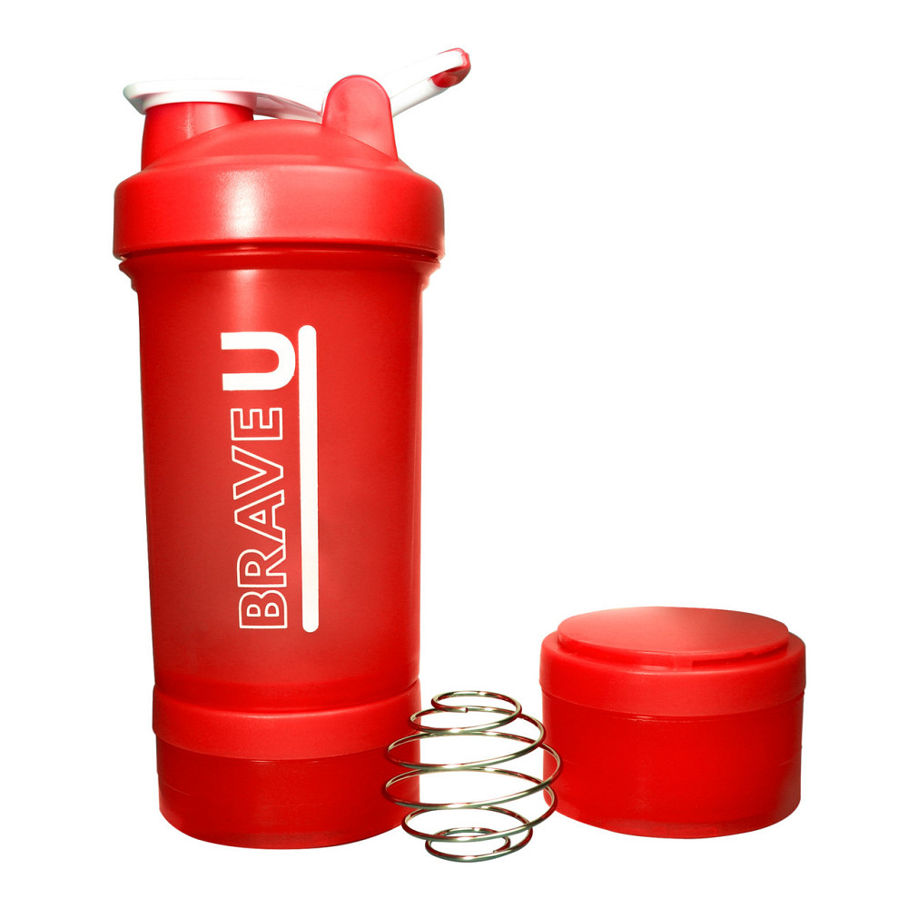 Shaker with containers 3 in 1 - 600ml Red Киев - изображение 1