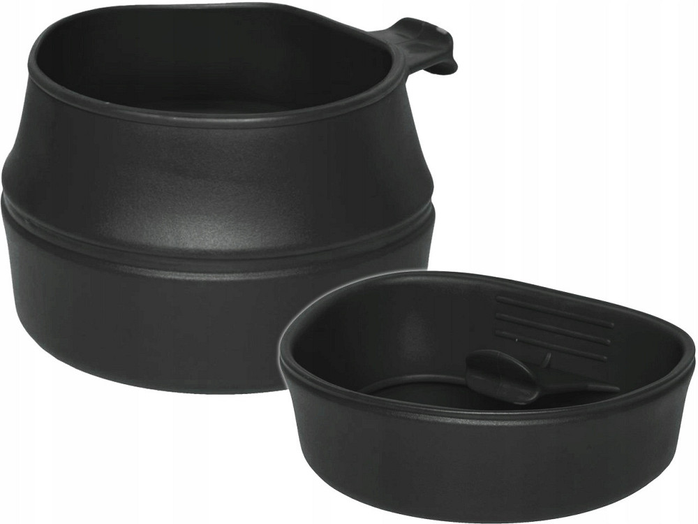 Туристична Кружка складна 250 мл з ручкою WIldo "Fold-A-Cup" (14605000) Black Нововолинськ - фото 1