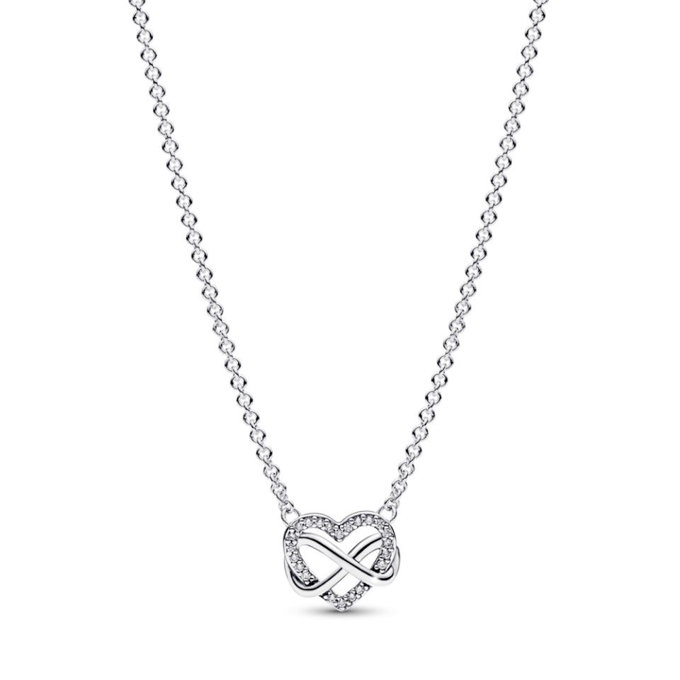 Срібне намисто Пандора "Блискуче серце нескінченності" MasterSem Київ - фото 1