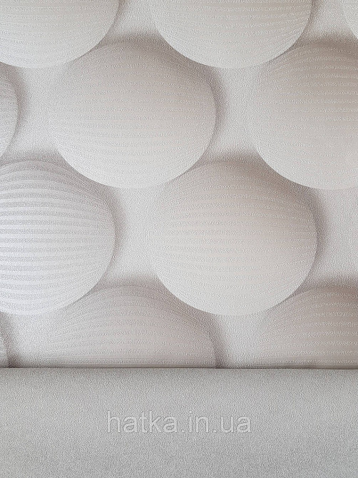 Обои виниловые на флизелине метровые Sintra Edelina геометрия фигуры круги  3д кофе с молоком Киев - изображение 2