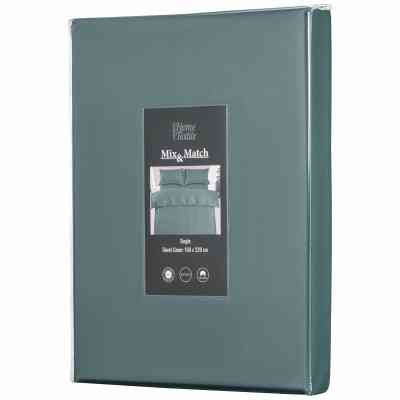 Пододеяльник Ardesto Mix&Match Premium 100% хлопок, сатин зеленый 160х220 см (ART1622DVE) Винница