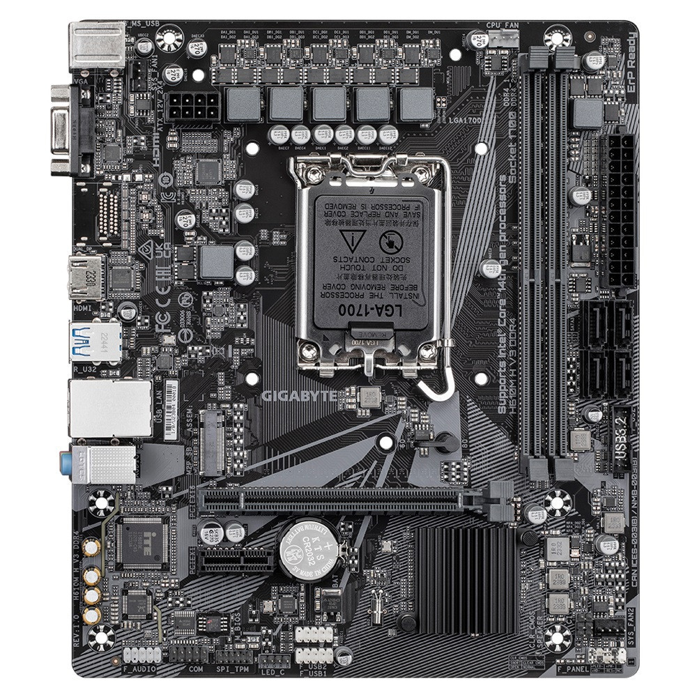 Материнська плата Gigabyte H610M H V3 DDR4 Socket 1700 microATX Харьков - изображение 2