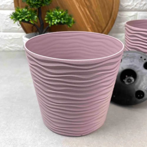 Вазон Ф'южн зі вставкою 23,5*22см низький фрезія Алеана Житомир - фото 3