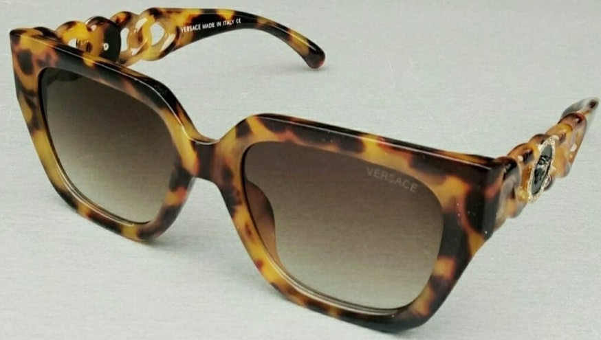 Брендовые модные женские очки коричневые тигровые с градиентом. Киев - изображение 8