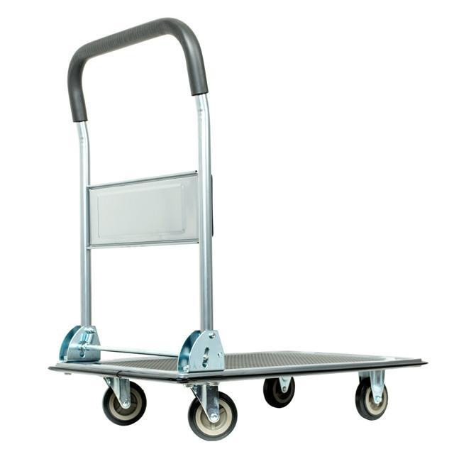 Візок ручний чотирьохколісний, 150 кг, 740×480×830 мм, колеса: 100 мм, сталевий INTERTOOL LT-9053 Киев - изображение 1