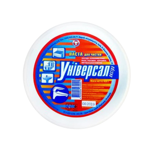 Паста чистящая универсальная 400гр Ежик Житомир
