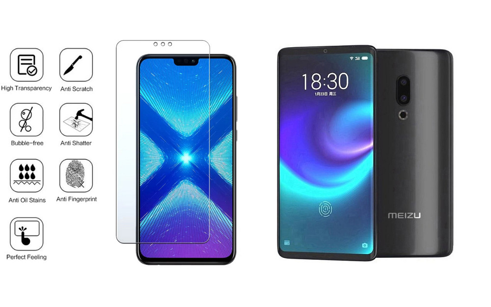 Захисне скло NeoGlass для Meizu Zero – надпрозоре та стійке Київ - фото 4