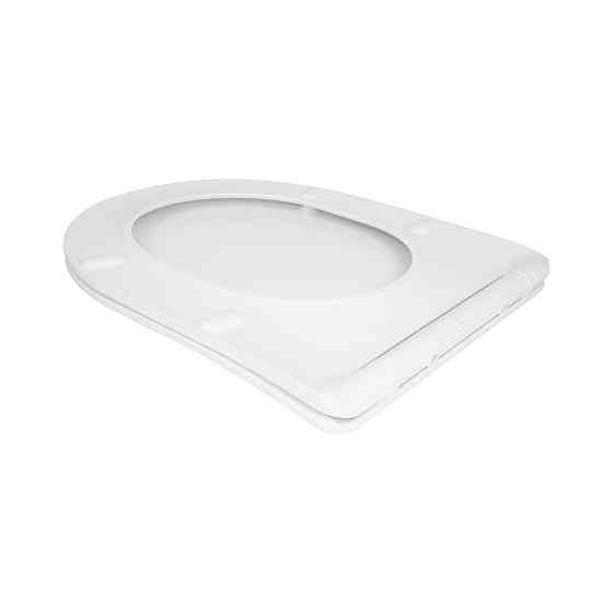 Сидіння для унітаза Qtap (Robin 490,610, Scorpio 490) з мікроліфтом Slim QTSC179W48675 Київ