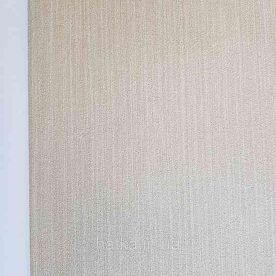 Шпалери метрові вінілові на флізелін дизайнерські Erismann Elle однотонні тонка смужка під тканину золотисті Київ