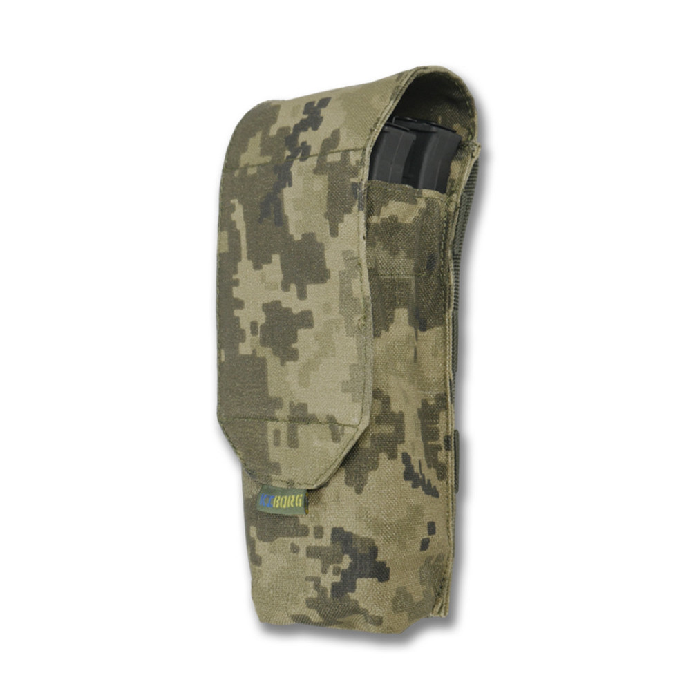 Тактичний підсумок під 2 магазина KIBORG GU Double Mag Pouch Pixel. Підсумок для магазинів піксель Київ - фото 3
