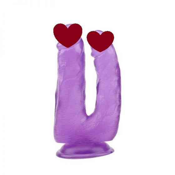 Фалоімітатор подвійний 6.3 Inch Dildo, Purple Sex Aura Київ