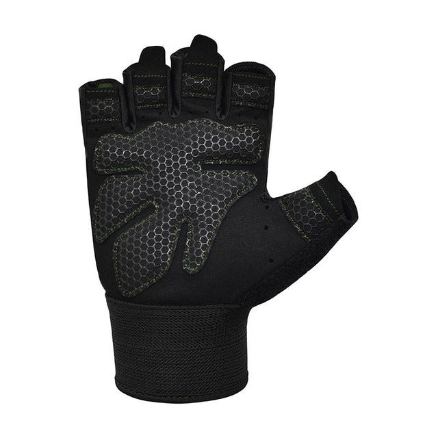 Рукавички для фітнесу RDX W1 Half Black Plus XL Каменское - изображение 3