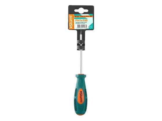Отвертка крестовая Sturm PH1x100мм 1040-01-PH1-100 (читать описание) Ровно