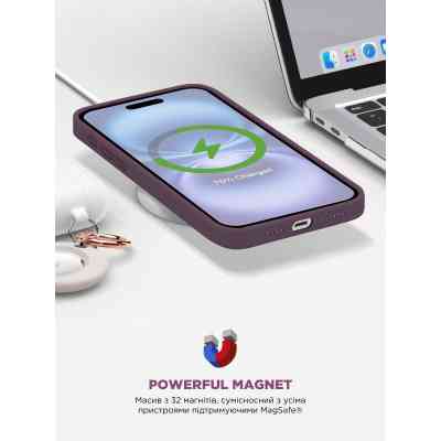 Чехол для мобильного телефона Armorstandart ICON2 MagSafe Apple iPhone 16 Plum (ARM81312) Винница