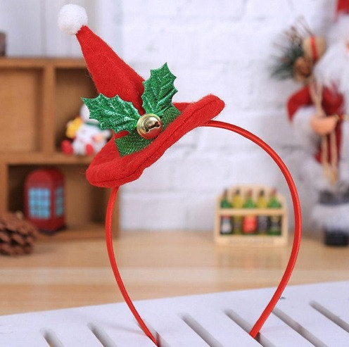 Обруч новорічний на голову універсальний різнобарвний Київ - фото 1