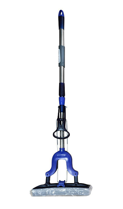 Швабра Метелик нерж.телескопічний кий 123см м'який моп Харків - фото 2