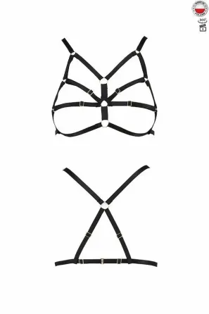 Бюстгальтер-стрепи Passion Exclusive ARMANDA BRA XXL/XXXL, black Львов