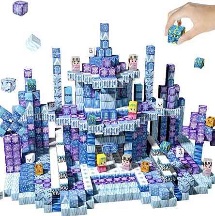 Конструктор магнитный 100 блоков, конструктор магнитный, Майнкрафт. Харьков