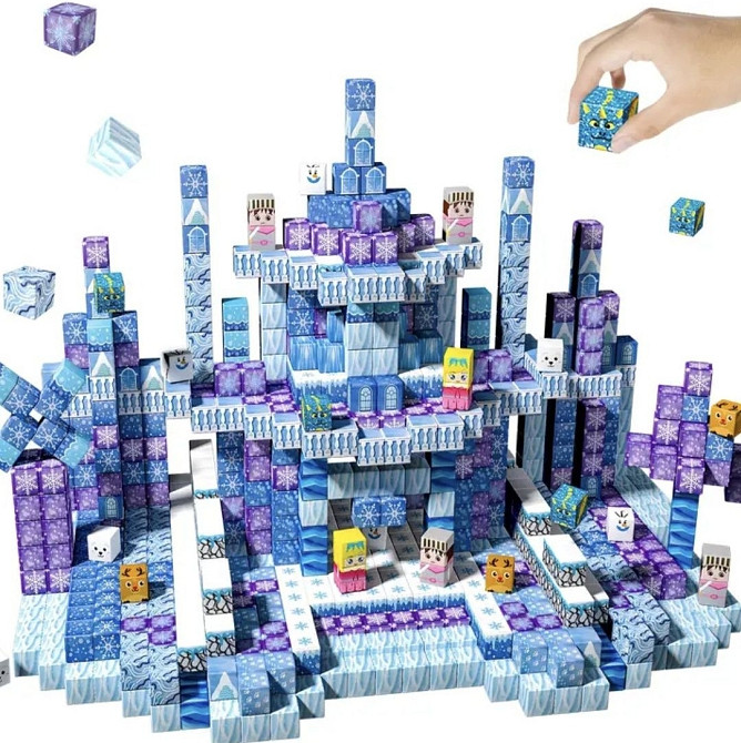 Конструктор магнітний 100 блоків, конструктор магнитный, Майнкрафт. Харків - фото 3