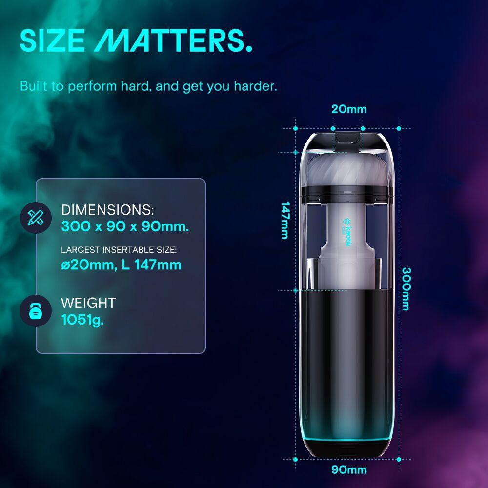 Смарт-мастурбатор Kaotik Labs The Cocoon, режим edging, пульсації, підігрів до 42 °C Sex Aura Київ - фото 7