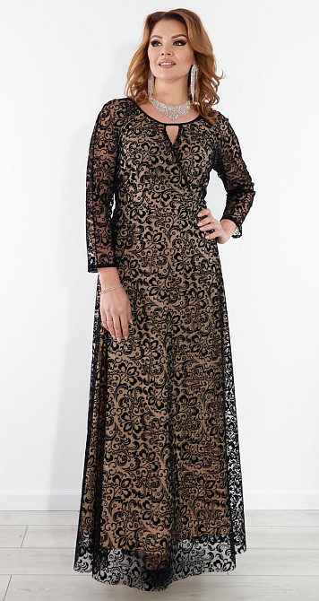 Длинное нарядное платье большого размера (50) Киев - изображение 3