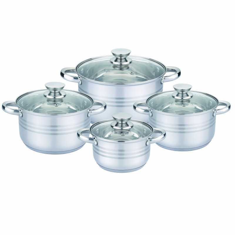 Набор кастрюль UNIQUE UN-5032  из нержавеющей стали Крышкой Одесса - изображение 2