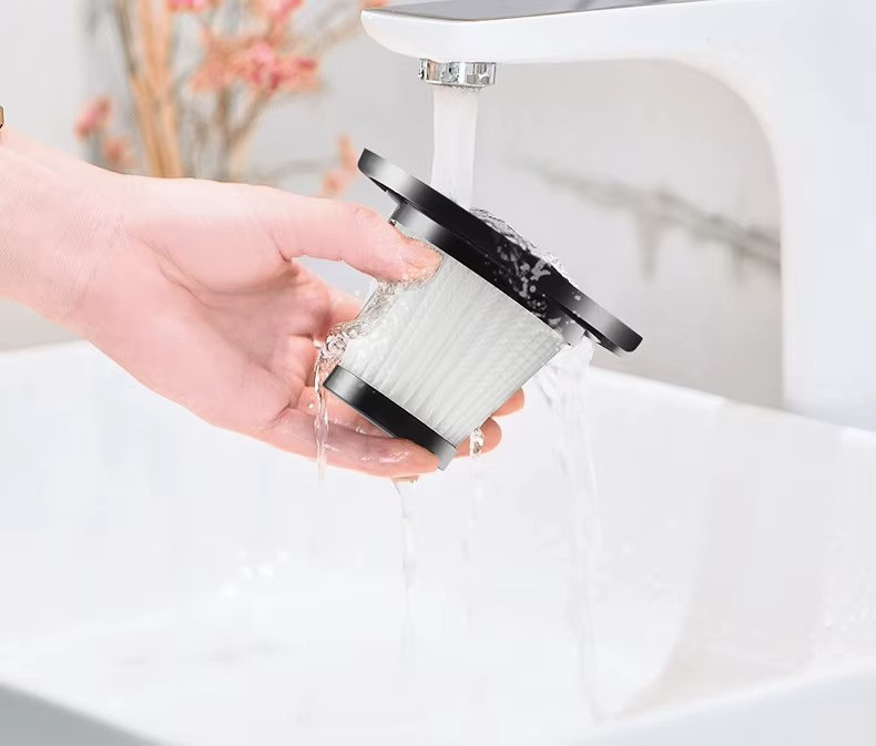 Пилосос автомобільний 120 Вт. Акумуляторний, портативний безпровідний ручний пилосос в автомобіль, чорний Кам'янець-Подільський - фото 7