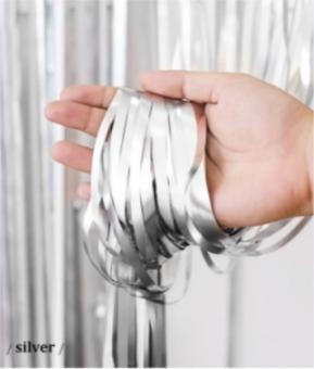 Дощ новорічний для фотозон сріблястий. Київ - фото 1