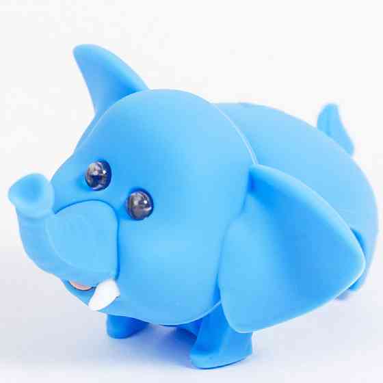 Фонарик-мигалка для детского велосипеда Zoonimal Слон, LED, на руль. Свечение: Белый Киев