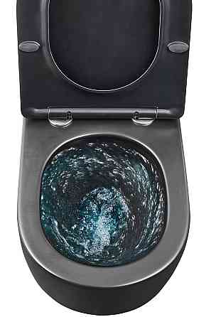 Унитаз подвесной Mixxus Premium ELLIPSE-0303-T3 BLACK 520х365х360mm, система смыва TORNADO 3.0 (MP6591) Киев