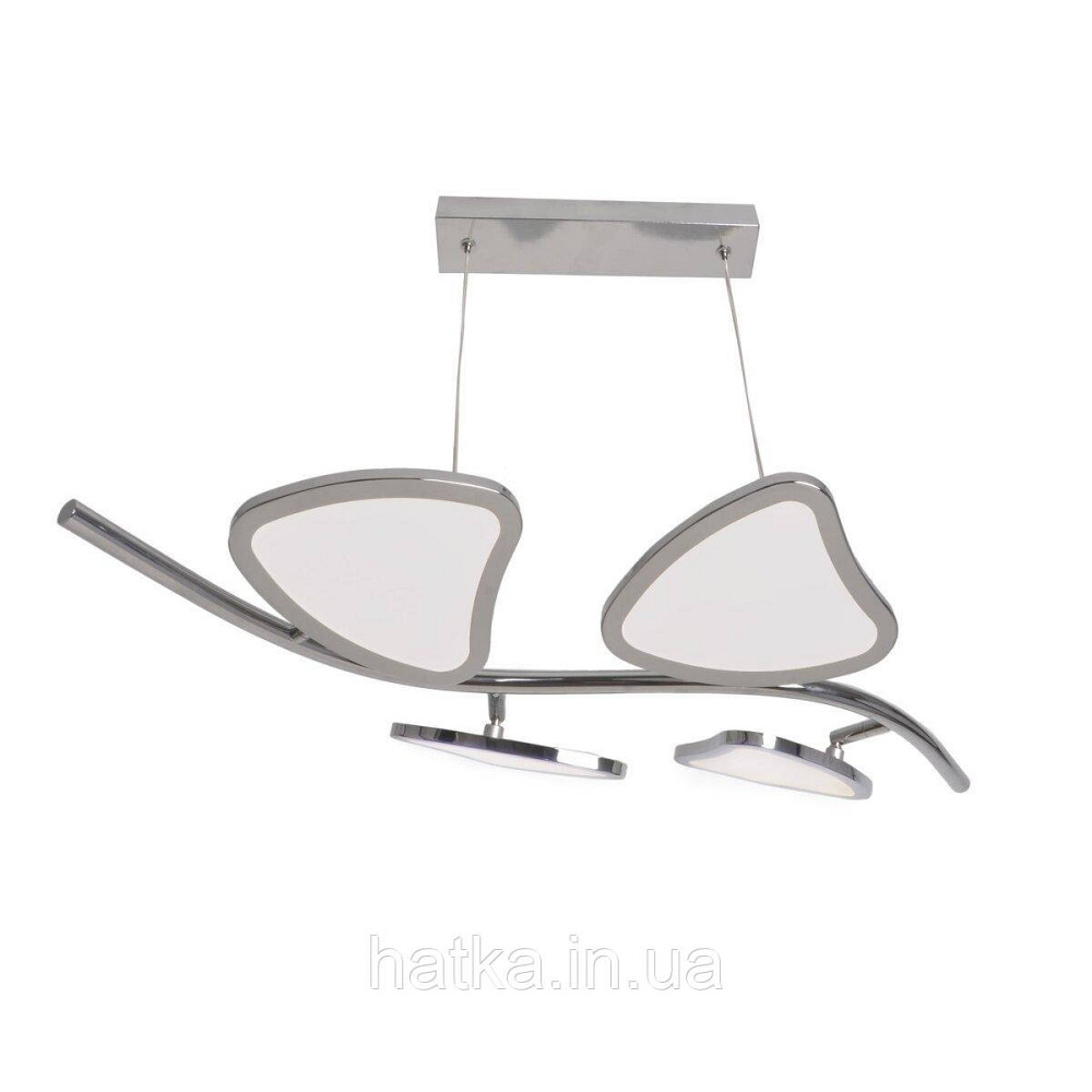 Люстра підвісна світлодіодна пелюстки біла Sirius 2901-4P (64W) Київ - фото 4