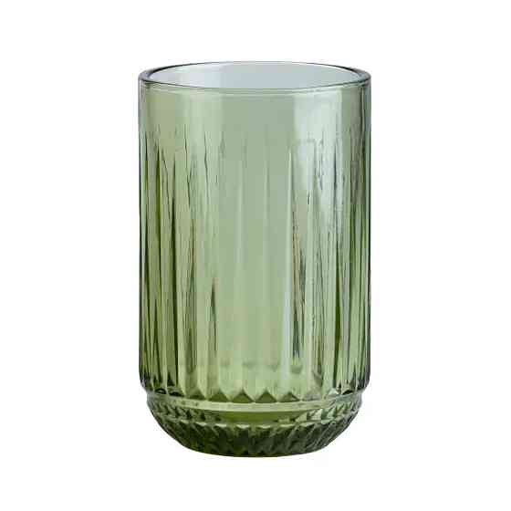 TS Kitchen Набір склянок 6 штук 450 мл скляні зелений Київ